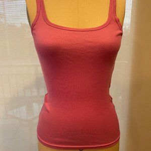 Ralph Lauren Pink Ribbed Tank, Small